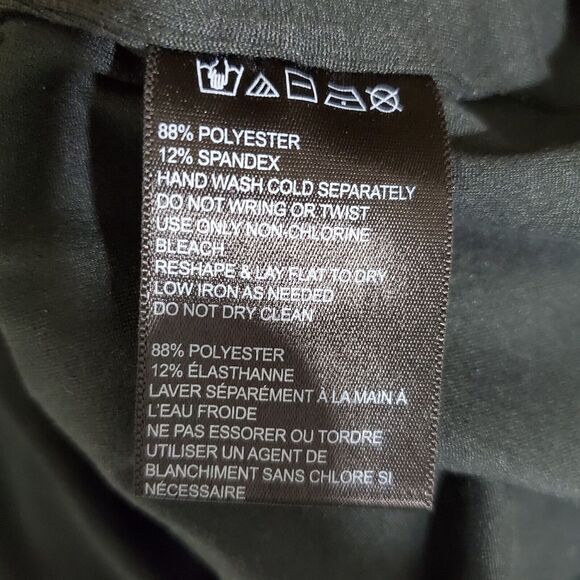 Urban Outfitters Dress Large Black Jersey Blouson Dolman Sleeves Casual Sheath - Picture 10 of 11